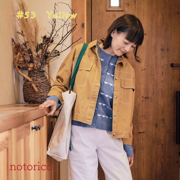 notorico ショート丈Gジャン風シャツジャケット 747102 – T'BIS STUDIO