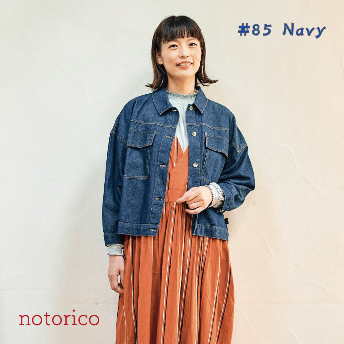 notorico ショート丈Gジャン風シャツジャケット 747102 – T'BIS STUDIO