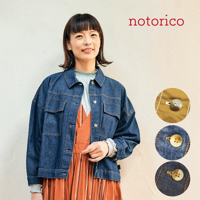 notorico ショート丈Gジャン風シャツジャケット 747102 – T'BIS STUDIO
